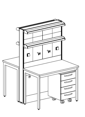 Wall assembly with tiles and shelf units.jpg